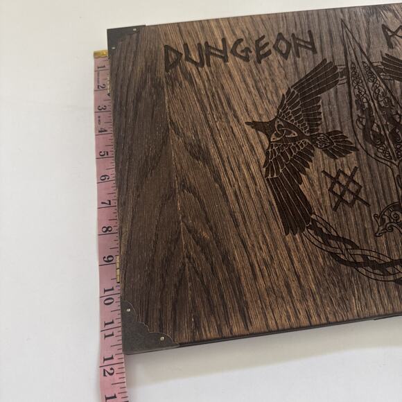 Dungeon Master Etched Wooden Folding DM Screen Dungeons & Dragons DnD Role Play - Picture 5 of 11